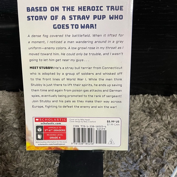 Kid’s G.I. Dogs Hero Pup Of World War I Chapter Book Sgt. Stubby Paperback - Picture 2 of 9